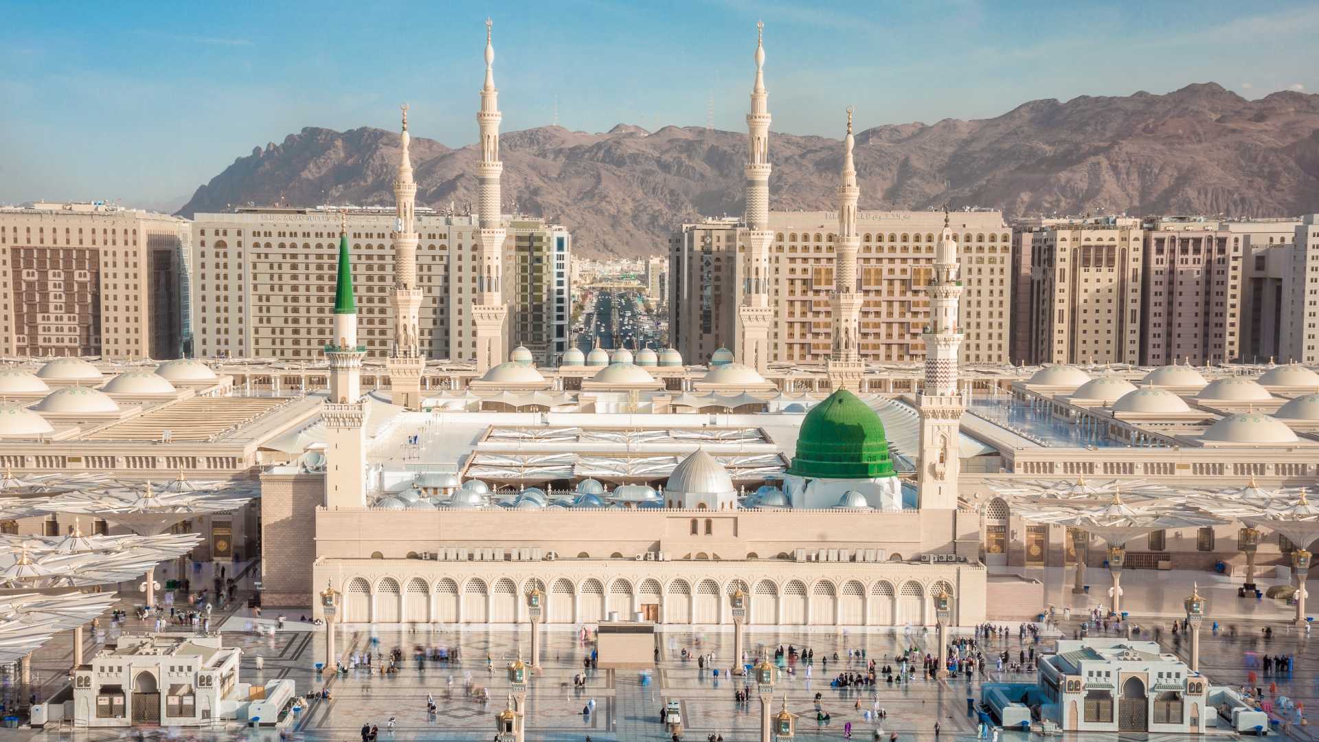 The Blessed Al Masjid An Nabawi The Prophet's Mosque (SAWS) in